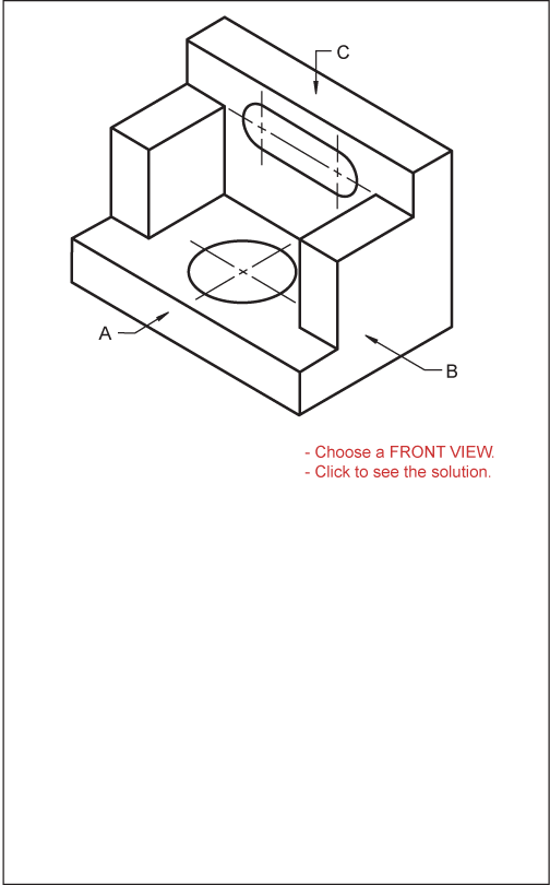 Creating an Orthographic Projection exercise